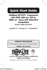 Tripp-Lite N286-10G-SR-S Guia De Inicio Rapido