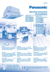 Panasonic CS-E21JB4EA Instrucciones De Operación