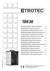 Trotec TDS 20 Manual Operativo