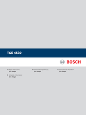 Bosch TCE 4530 Instrucciones De Réparation