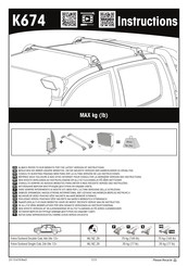 Yakima K674 Manual Del Usuario