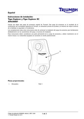 Triumph A9638087 Instrucciones De Instalación