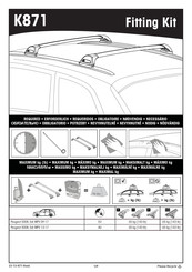 Yakima K871 Instrucciones De Montaje