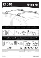 Yakima K1040 Manual De Instrucciones