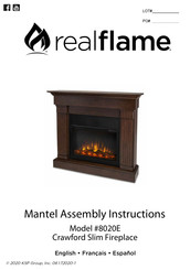 RealFlame 8020E Instrucciones De Montaje