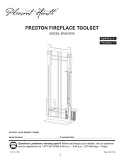 Pleasant Hearth FA016TA Manual De Instrucciones