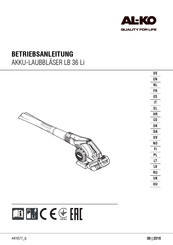 AL-KO LB 36 LI Manual De Instrucciones