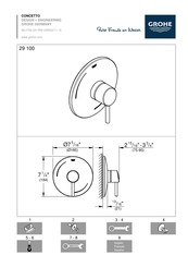 Grohe CONCETTO 29 100 Manual De Instrucciones