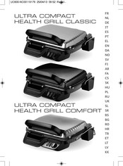Rowenta ULTRA COMPACT HEALTH GRILL COMFORT Manual De Instrucciones