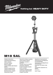 Milwaukee M18 SAL Manual Original