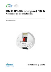 elsner elektronik KNX R1-B4 compact 16 A Manual Del Usuario