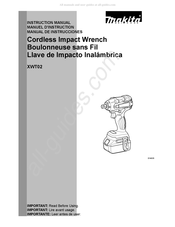 Makita XWT02 Manual De Instrucciones