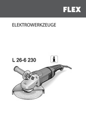 Flex L 26-6 230 Instrucciones De Funcionamiento Originales