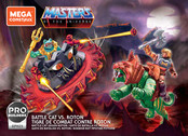 Mega Construx MASTERS OF THE UNIVERSE BATTLE CAT VS. ROTON Manual De Instrucciones