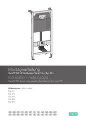 MEPA VariVIT WC P31 512 311 Instrucciones De Instalación