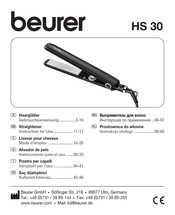 Beurer HS 30 Instrucciones Para El Uso