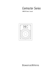 Bowers & Wilkins Contractor Serie Manual Del Usuario