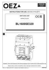 OEZ BL1600SE320 Instrucciones De Uso