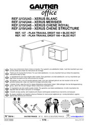 Gautier Office U13/U43 Manual Del Usuario