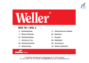 Cooper Tools Weller WSL 2 Instrucciones Para El Manejo