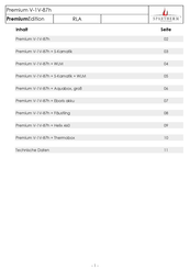 Spartherm Premium V-1 V-87h Manual Del Usuario