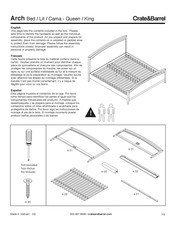 Crate&Barrel Arch Manual De Instrucciones