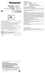 Panasonic AJ-P2C016RG Instrucciones De Funcionamiento