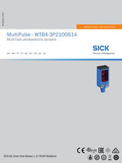 SICK MultiPulse WTB4-3P2100S14 Instrucciones De Operación