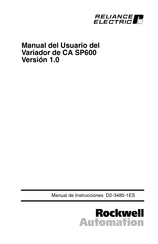 Rockwell Automation Reliance electric CA SP600 Manual Del Usuario