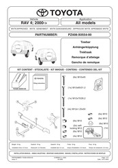 Toyota PZ408-X0554-00 Instrucciones De Montaje