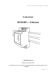 Ibercomp IB RS485 Manual