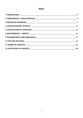 Grazmec MTS 120 Manual Del Usuario