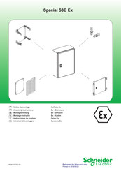 Schneider Spacial S3D Ex Instrucciones De Montaje