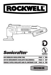 Rockwell Sonicrafter RK2863K Manual Del Usuario