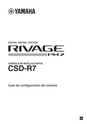 Yamaha RIVAGE PM7 Guía De Configuración Del Sistema