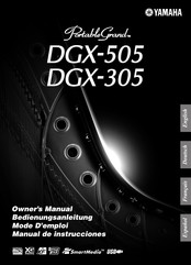 Yamaha Portable Grand DGX-305 Manual De Instrucciones