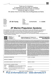 ZF Marine 302 IV Manual Del Usuario