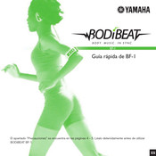 Yamaha BODiBEAT BF-1 Guía Rápida De Inicio