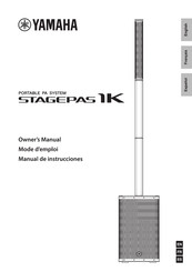 Yamaha STAGEPAS 1K Manual De Instrucciones