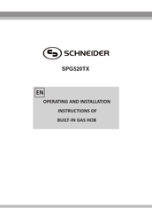 Schneider SPG520TX Manual De Instrucciones