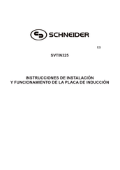 Schneider SVTIN325 Instrucciones De Instalación Y Funcionamiento