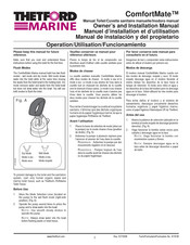 Thetford Marine ComfortMate Manual De Instalación Y Del Propietario