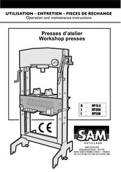 SAM OUTILLAGE HP15A Manual De Instrucciones