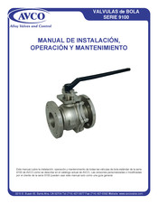 AVCO 9100 Serie Manual De Instalación, Operación Y Mantenimiento