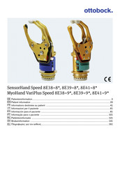 Ottobock 8E39 8 Serie Información Para El Paciente