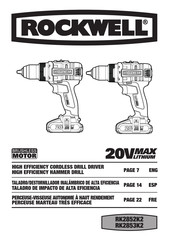 Rockwell RK2852K2 Manual De Instrucciones