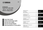 Yamaha AVENTAGE RX-A1070 Guía De Inicio Rápida