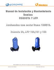 Malmedi Hidromatic Robusta 80 Manual De Instalacion Mantenimiento