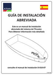 Jet Thruster JT-90 Guia De Instalacion