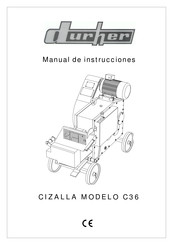 durher C36 Manual De Instrucciones